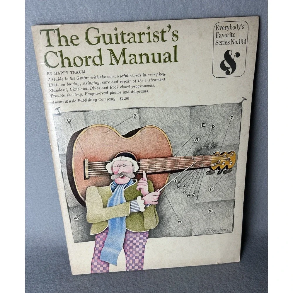 The Guitarists Chord Manual By Happy Train 1967 Instructional